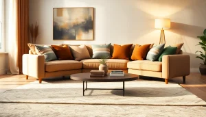 Relax and enjoy the comfort of a stylish corner sofa from https://corner-sofas.co.uk in a beautifully designed living room.