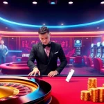 Experience the excitement of Trang Chủ MM88 with a vibrant online casino scene showing poker and slot games.