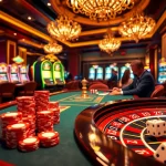 Experience high-stakes action with MM 88 at a luxurious casino featuring vibrant tables and exciting games.