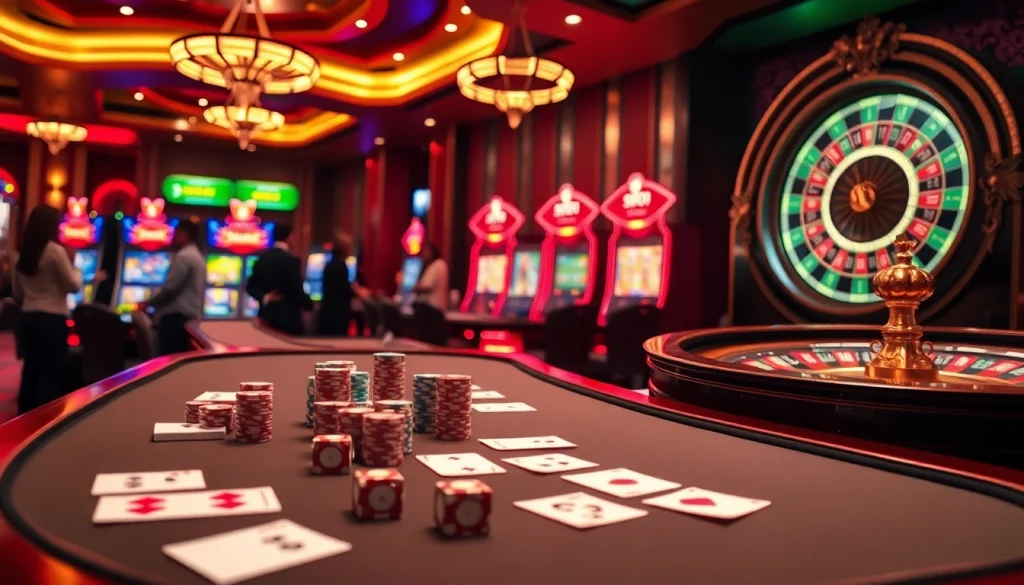 Play thrilling games at Nhà Cái THABET's vibrant casino tables with exciting prizes.