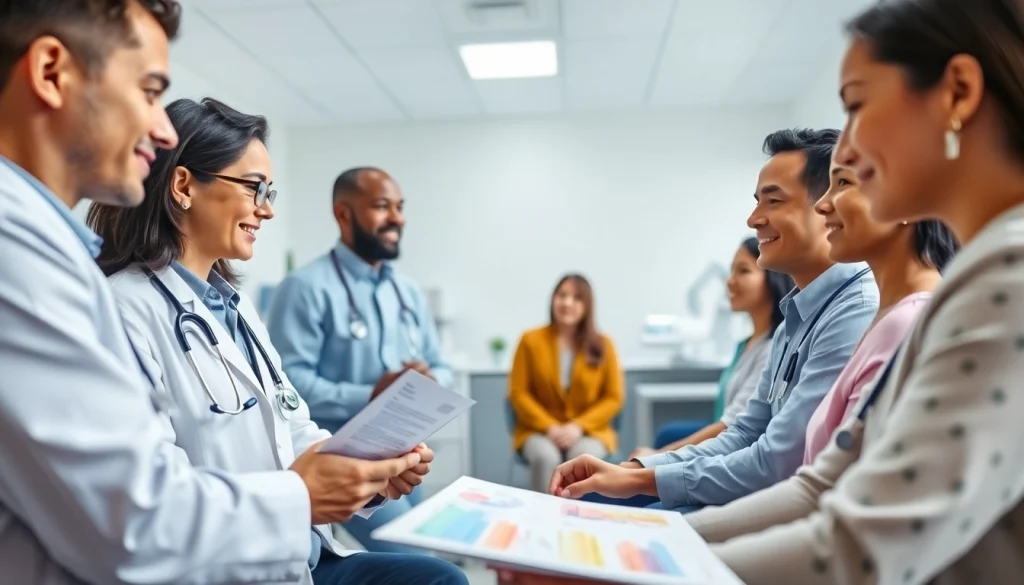 Interact with healthcare professionals at https://www.medexdtc.com in a welcoming medical clinic environment.