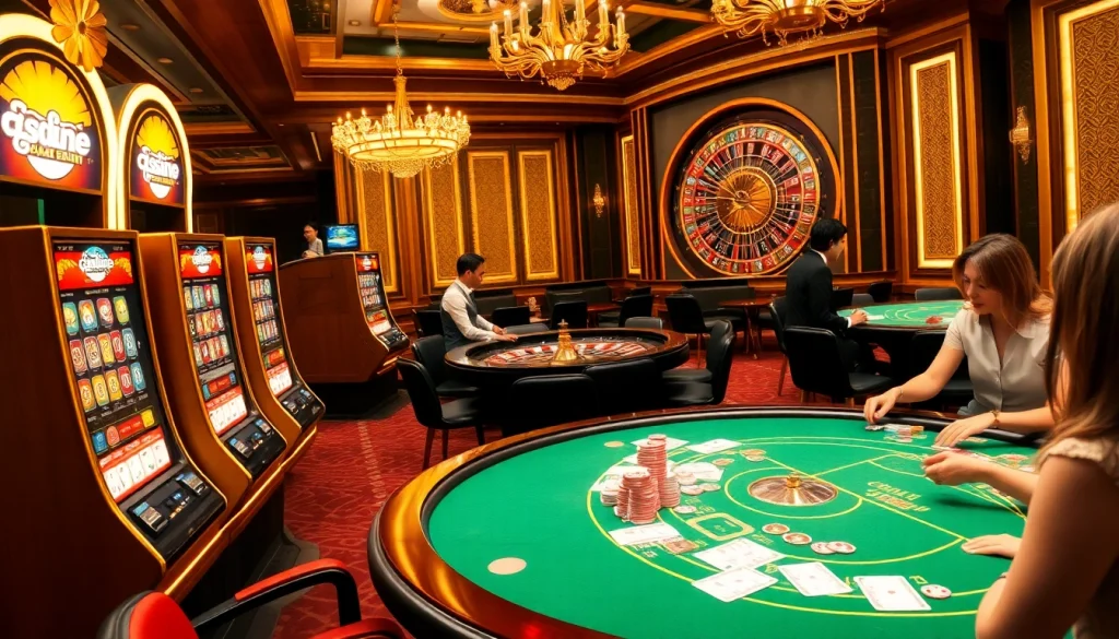 Experience thrilling gameplay with the link vào 33win as players engage at a vibrant online casino.