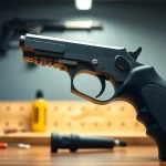 Shop a super safety trigger for sale that highlights precision engineering and quality craftsmanship.