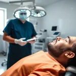 Experience a hair transplant london procedure showcasing professional care and advanced technology.