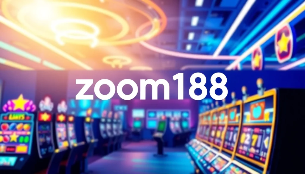 Menampilkan platform zoom188 dengan antarmuka permainan slot yang menarik dan modern.