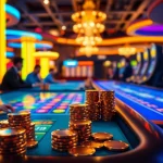 Engage with the best online casinos for Canada through vibrant digital gaming tables and colorful chips.