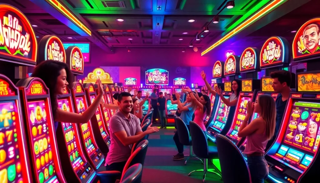 Engaging online gaming experience at https://152.42.170.247 with vibrant slot machines.