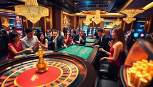 Experience thrilling betting at 188bet's online casino with vibrant gaming tables and eager players.