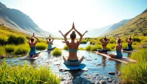 orbitnix.com에서 요가와 여행의 조화로운 휴식을 즐기는 장면.