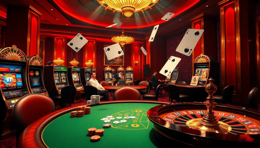Experience thrilling gameplay at https://bl-555.io/ with vibrant casino visuals of poker and roulette.
