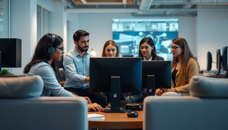 Enhance your business efficiency with managed it support services in a modern office.