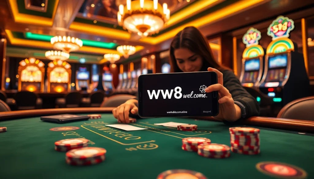 Engaging online casino experience at https://w88com.online/ featuring dynamic poker game play.