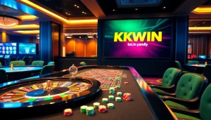 Experience thrilling gameplay at https://kkwin.diy/ with vibrant casino tables and enticing betting features.