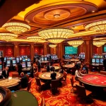 S88VIP casino hall featuring excited players engaging in roulette and blackjack games.