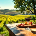 Savoring exquisite wines at a winery Sacramento with picturesque vineyard views.