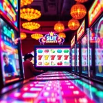 Memenangkan permainan yuyu4d slot dengan grafik berwarna-warni dan suasana yang meriah.