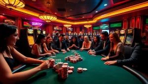 Place your bets at jeetbuzz live net casino showcasing lively gaming action with poker and slots.