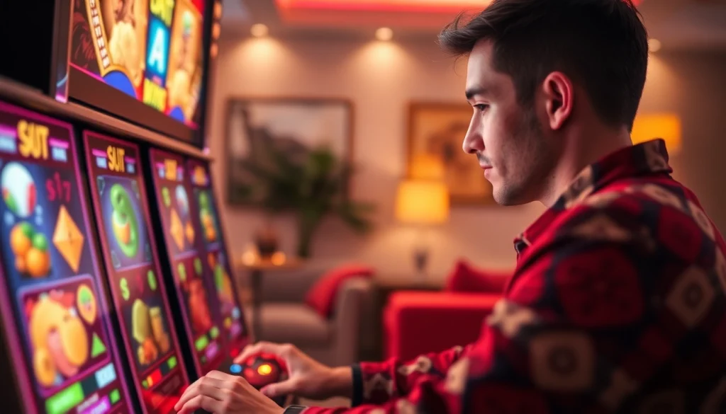 Bermain slot deposit 1000 dengan grafik menarik dan suasana nyaman di ruang tamu.