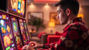 Bermain slot deposit 1000 dengan grafik menarik dan suasana nyaman di ruang tamu.