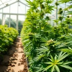Découvrez les lois sur le cannabis légal espagne dans une serre d'horticulture.
