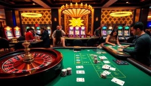 Experience the thrill of the casino with players at tables searching for the link vào 33win.