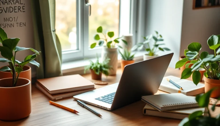 Engaging workspace scene representing thoughtful organization and creativity at https://nugevonden.nl.