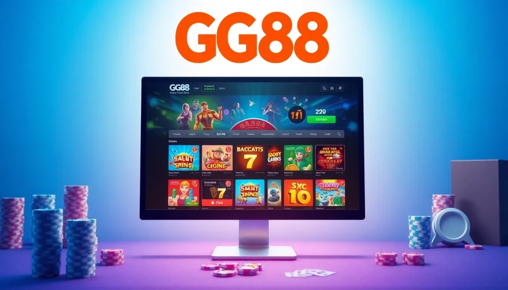 Explore the exciting gaming offerings of GG888info in a vibrant online casino environment.