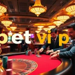 Trải nghiệm sự phấn khích của trò chơi Bet VIP tại một casino sang trọng với poker và roulette.