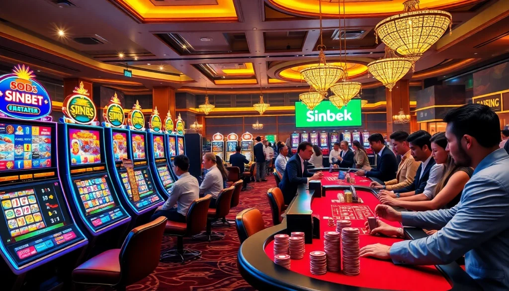 Experience the thrill of gambling at sinbet.ink with vibrant casino games and engaging players.