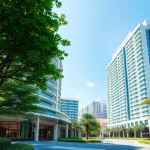 View of luxury tampines st 95 ec showcasing modern architecture and green surroundings.