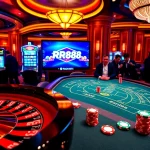 Experience the thrill of gambling at https://rr88.gratis/ with vibrant roulette wheels and poker chip action.