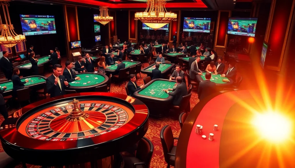 Experience the thrill of gambling at king88 with lively casino games and luxurious decor.