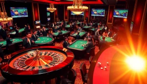 Experience the thrill of gambling at king88 with lively casino games and luxurious decor.