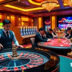 Khela88 voucher code showcased amidst an exciting gaming scene with roulette and poker action.
