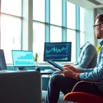BOX138 financial advisor consulting with a client in a modern office