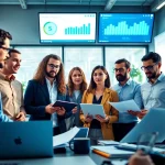 Enhancing software quality at https://xqa.ca with a dedicated testing team in a modern workspace.