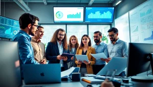 Enhancing software quality at https://xqa.ca with a dedicated testing team in a modern workspace.