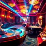 Experience the excitement of 67bet with engaging poker players and a jackpot-winning slot machine.