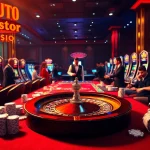 Experience the thrilling action of Nhà cái MMOO with players enjoying exciting casino games at vibrant tables.