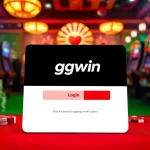Access the ggwin login page with vibrant casino visuals and an inviting interface.
