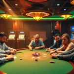 Experience high-stakes action at the xx88 kjc poker table, filled with excitement and vibrant casino energy.