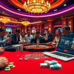 Engage in the excitement of online gambling at nhà cái kkwin with vibrant casino visuals.