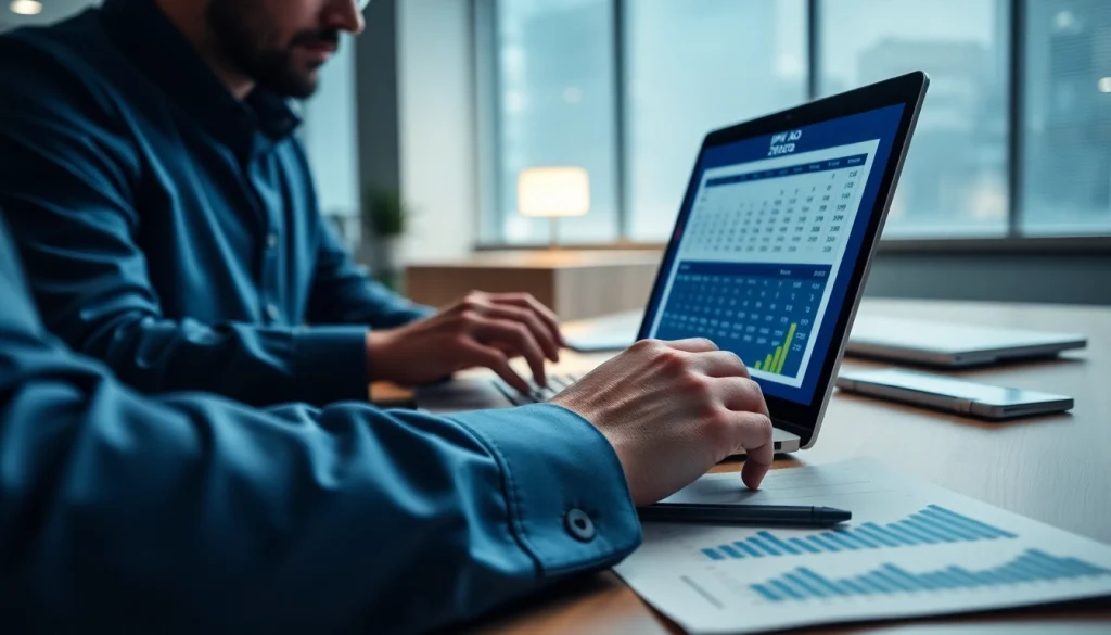 A financial analyst reviews the IPVA GO 2026 tax calendar in a professional office, ensuring accurate tax planning.