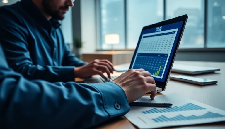 A financial analyst reviews the IPVA GO 2026 tax calendar in a professional office, ensuring accurate tax planning.