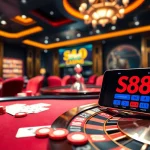 Experience the excitement of S88 casino with vibrant gaming tables and modern betting interfaces.