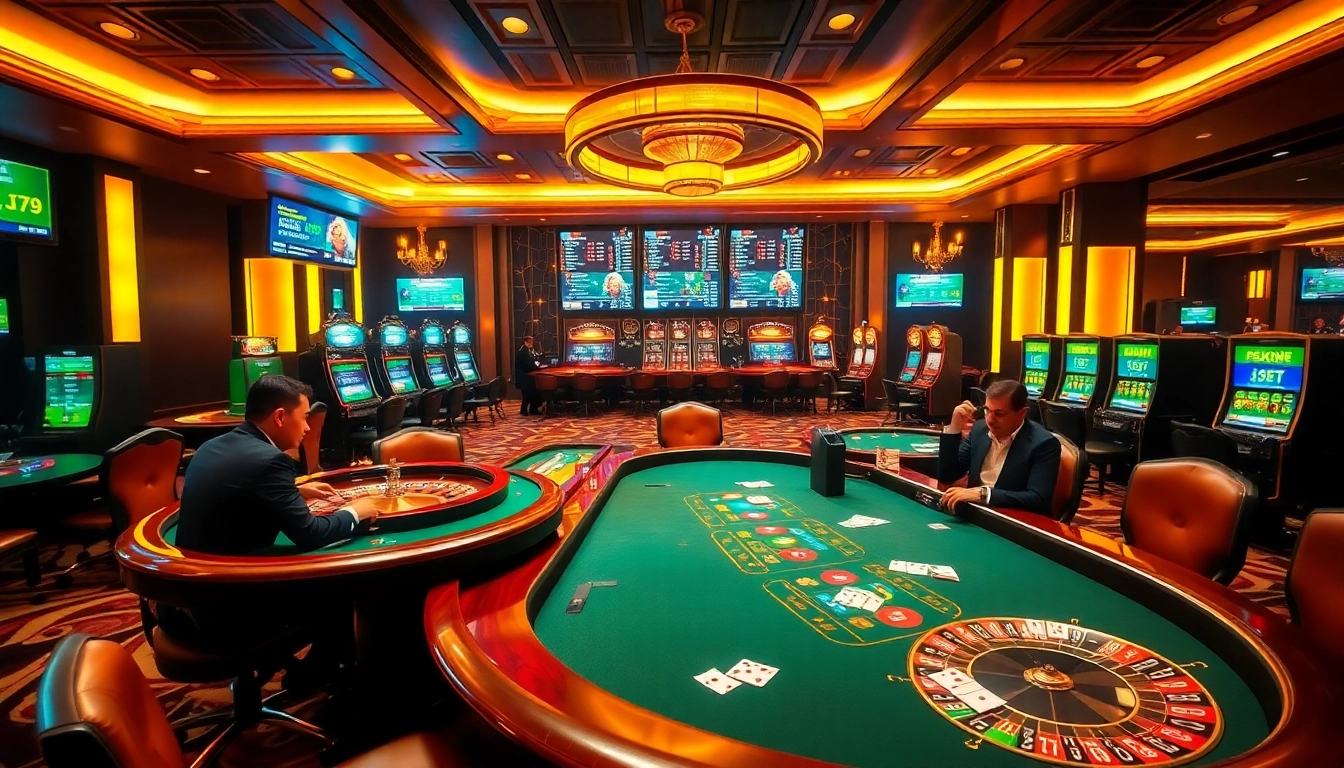 Experience thrilling gameplay at i9bet.com with dynamic casino tables and exciting slot machines.