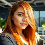 Client receiving expert styling at a salon de coafura, with vibrant hair colors and bright lighting.