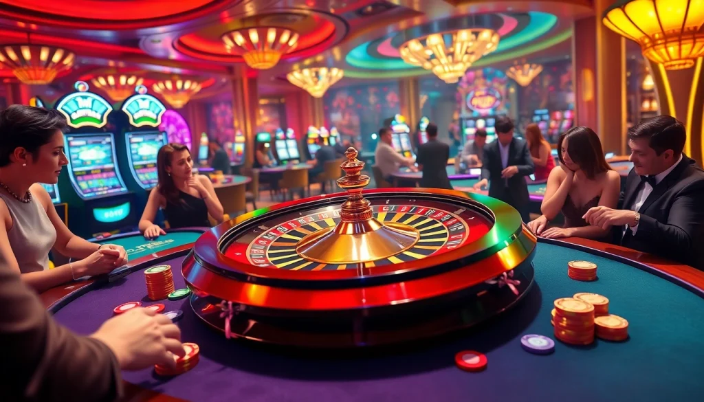 Experience the thrill of winning at trang chủ sa88's thrilling casino scene with roulette and poker.
