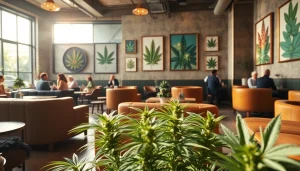 Visit the Best Cannabis Clubs Madrid for a vibrant experience in a stylish lounge.