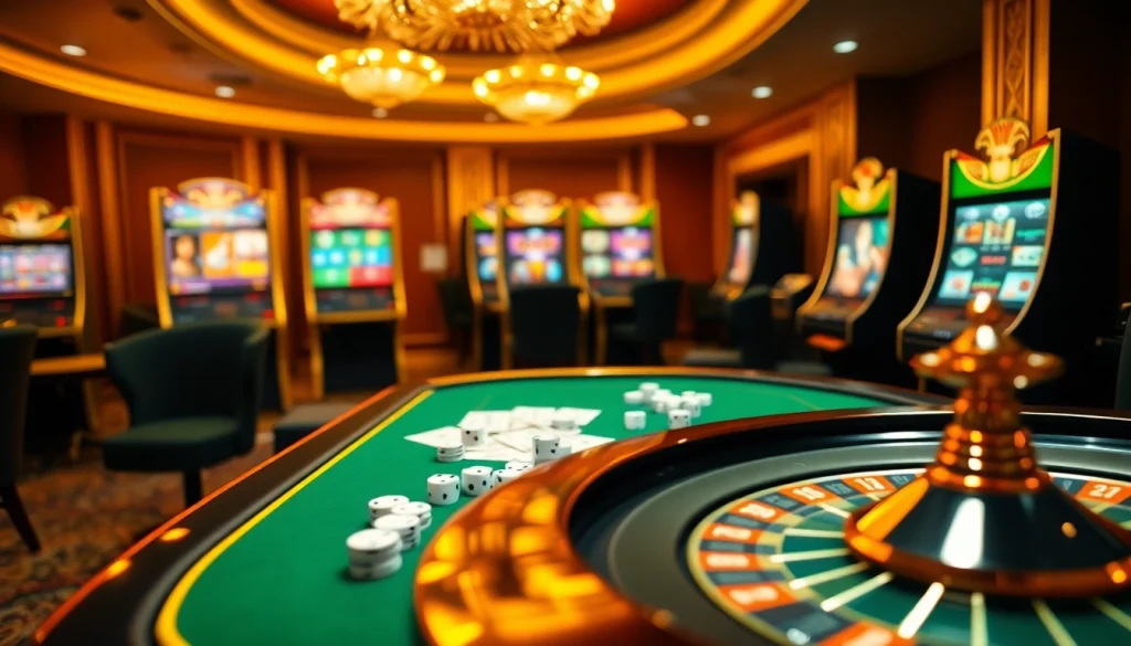 Engage in thrilling online gaming experiences at https://gg888.info/ with luxurious casino tables, exciting slots, and vibrant ambiance.